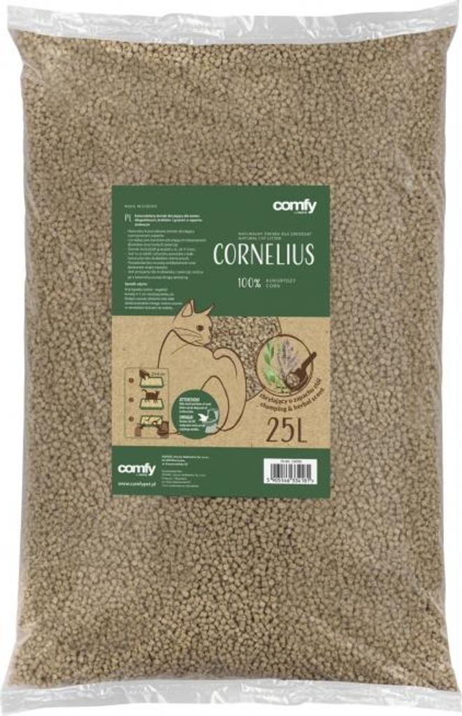 Comfy Cornelius Herbal 25l - lettiera per gatti alle erbe Immagine del prodotto 