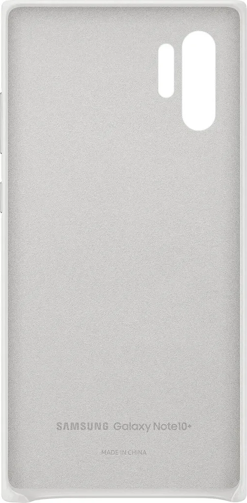 Coque Samsung Note 10+ EF-VN975LW en Cuir Blanc Finition Premium - 6