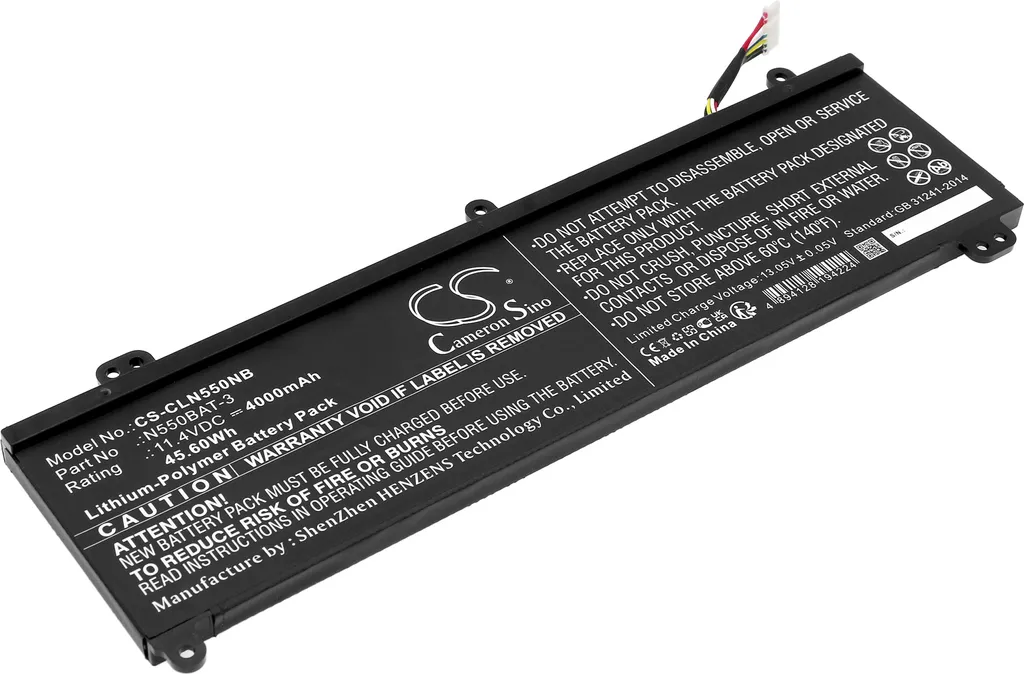 Batterie TECHTEK pour Machenike F57 F57-D1 F57-D2 et N550RC Haute Qualité