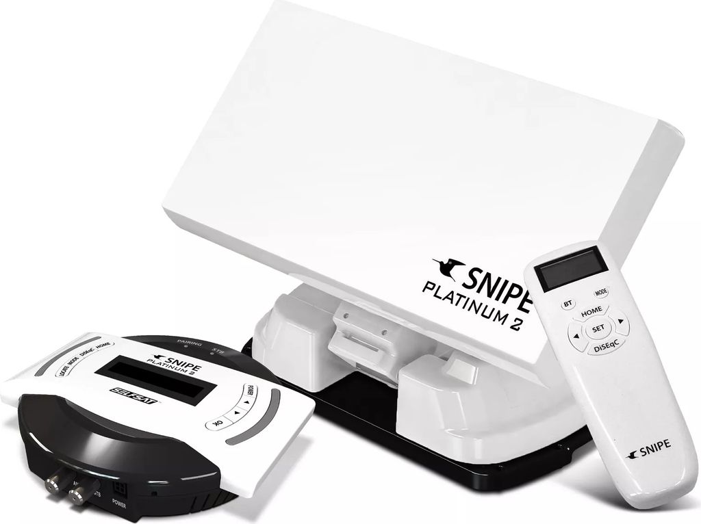 Selfsat SNIPE Platinum 2 - Single - Mit BT Fernbedienung und iOS / Android Steuerung sowie GPS-Modul