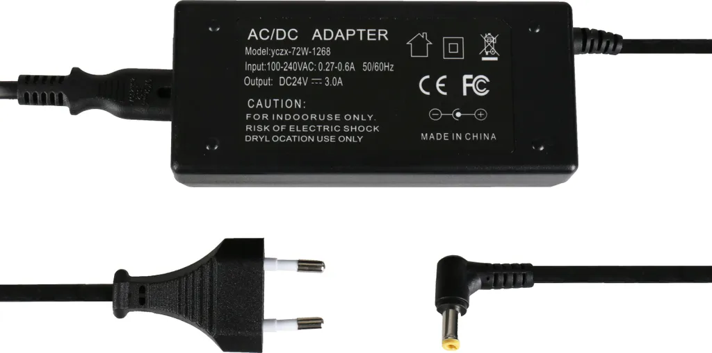 Alimentation 72W Noire pour Arrière-plan Électrique StudioKing 1288
