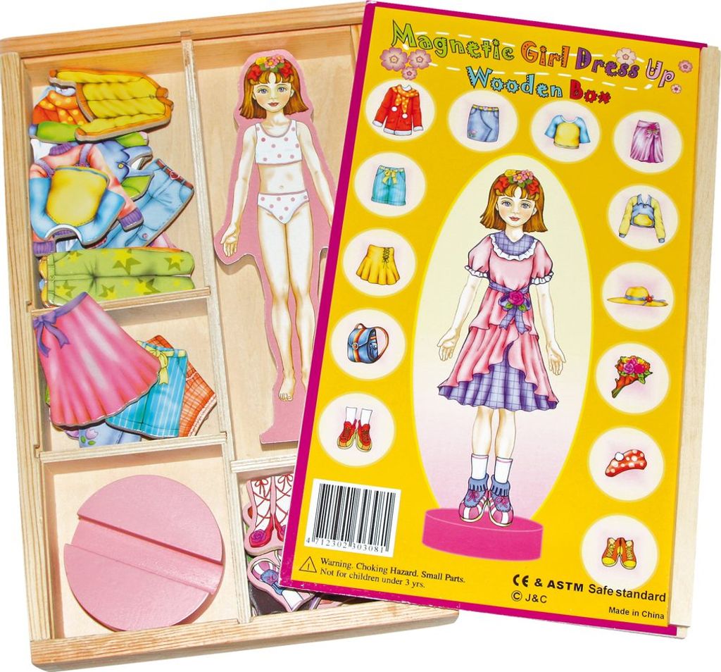 Magnetická hra obliekacia bábika Magda Obrázok produktu 3