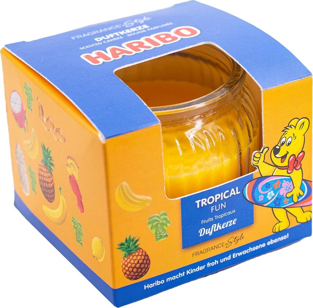 Haribo vonná svíčka Tropical Fun 85g Obrázek produktu 