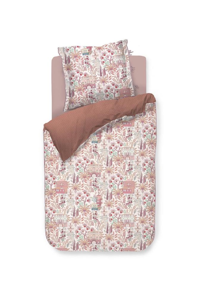 Pip Studio Perkal-Bettwäsche-Garnitur Casa Di Pip Farbe Off-white Größe 135x200