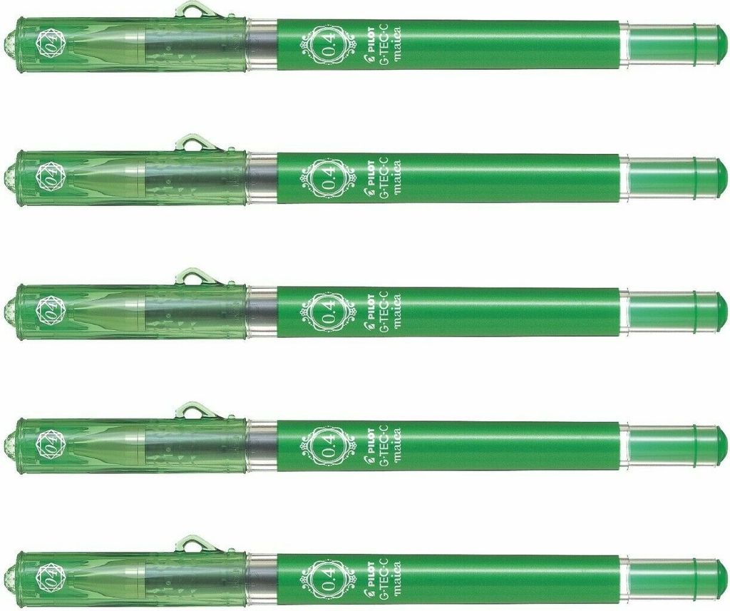 Pilot Maica G-Tec C 5er-Set grün