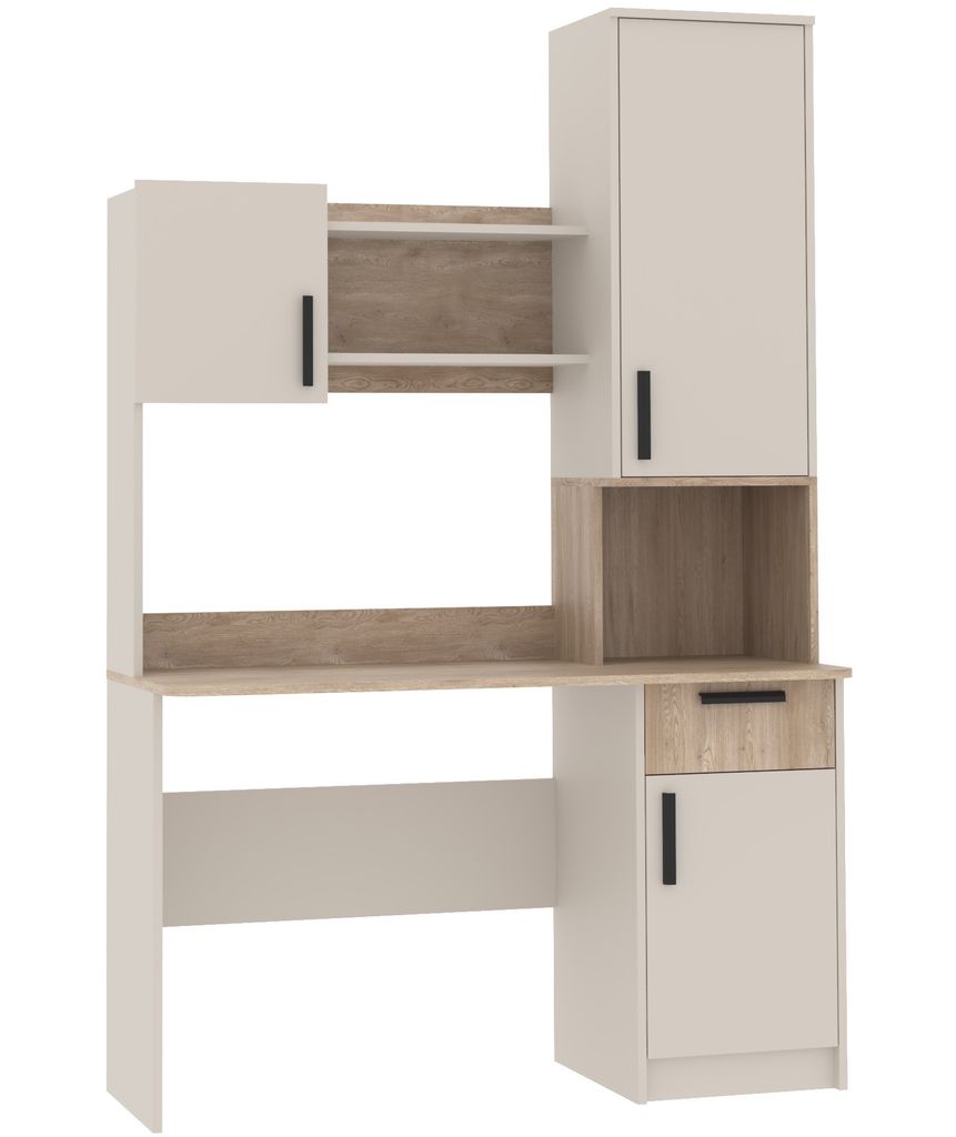 Kinderschreibtisch GRANT 11/12 Cashmere Jugendschreibtisch 125x195x52,5 cm