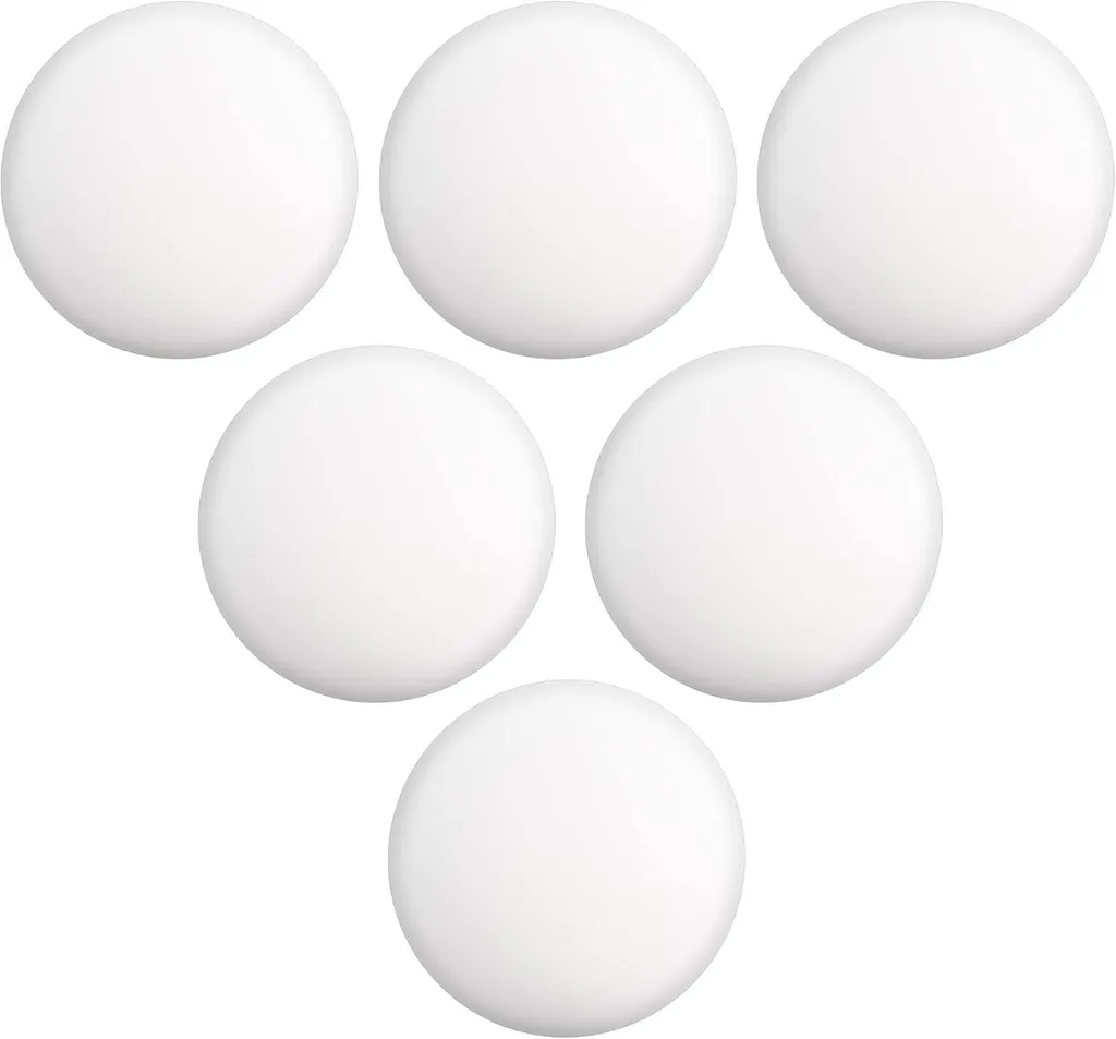 Butées de porte murales 50x50 mm lot de 6 protections autocollantes