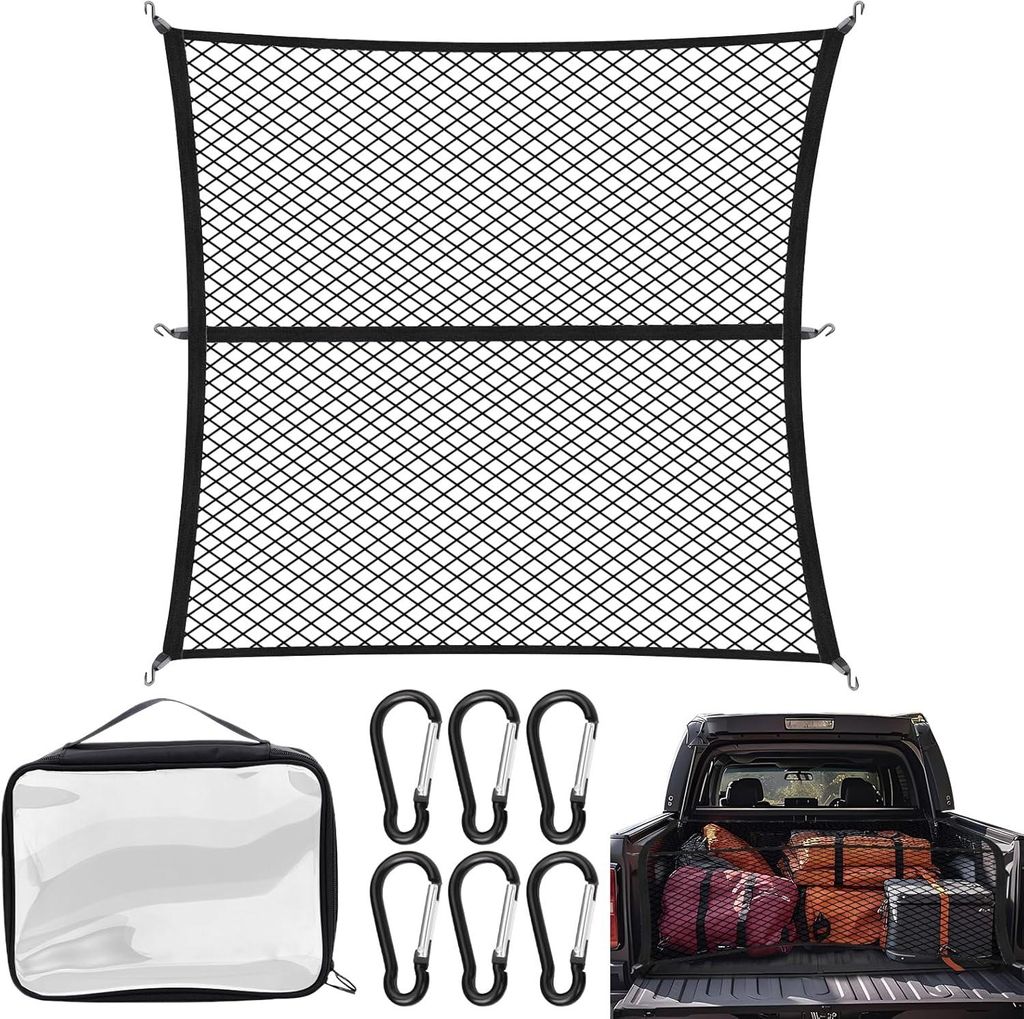 Kofferbaknet 120 x 120 cm, uittrekbaar tot 210 x 210 cm, 6 Productafbeelding 