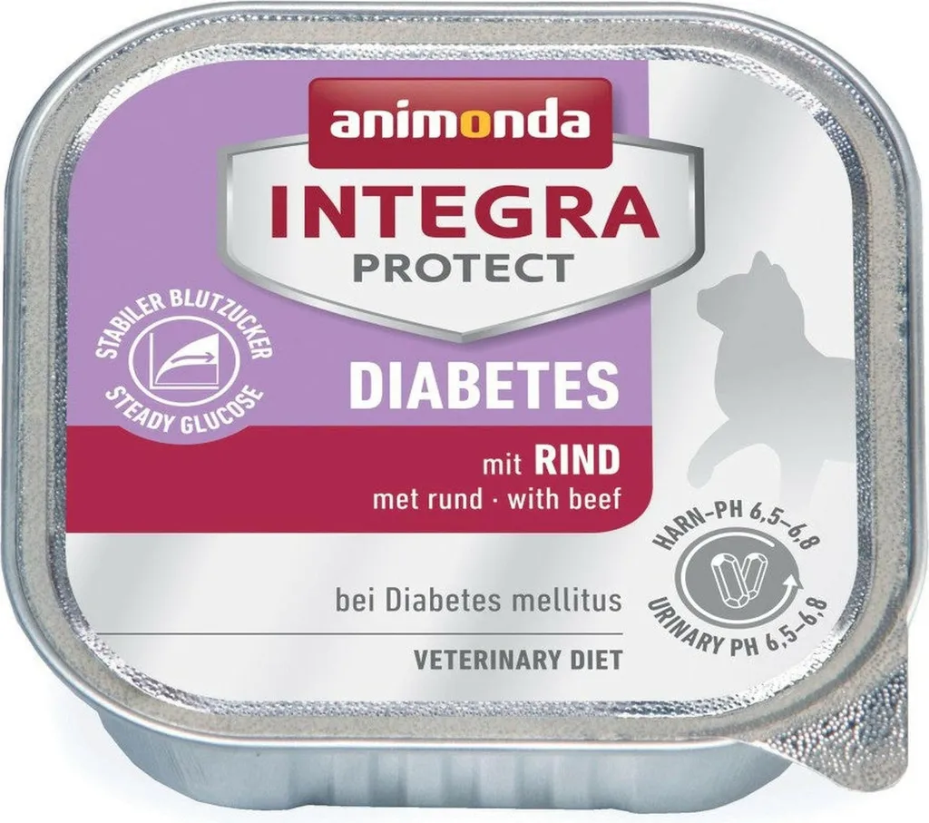 Réguler le Diabète du Chat avec Animonda Integra Protect Bœuf 16x100g