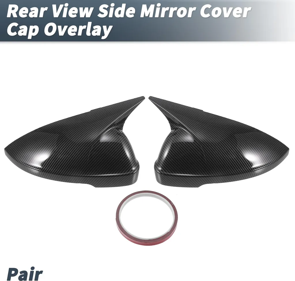 Couvre-Rétroviseur Carbone Noir pour Passat 12-16 Style Sport Premium