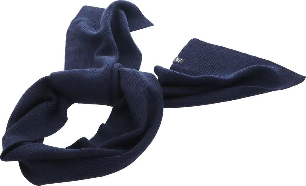 Offerta Sciarpa Marc O'Polo Knit Scarf Blu Navy - Lana di Qualità
