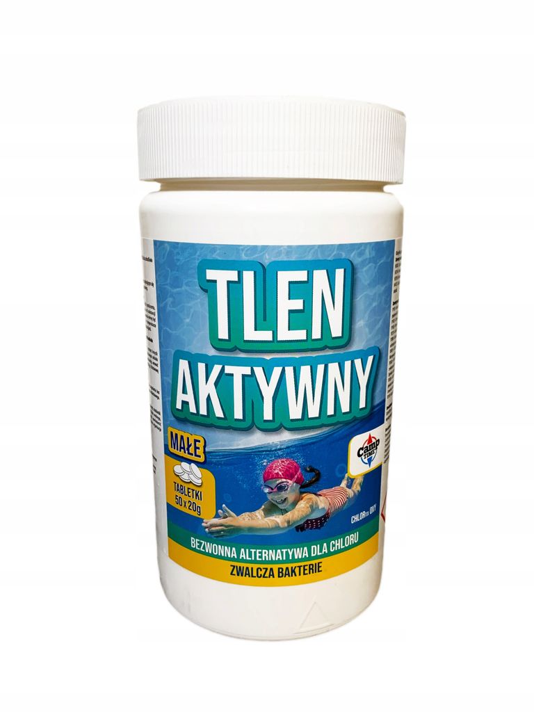 Aktivsauerstoff für Schwimmbad kleine Tabletten 50x20g Produktbild 