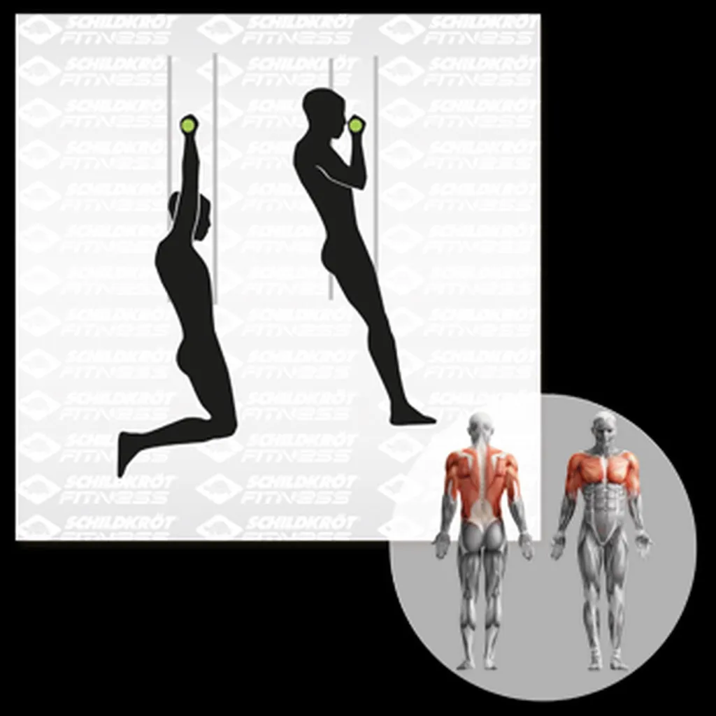 Barre de traction SCHILDKRÖT 960146 Pull-Up Bar de porte robuste - 6