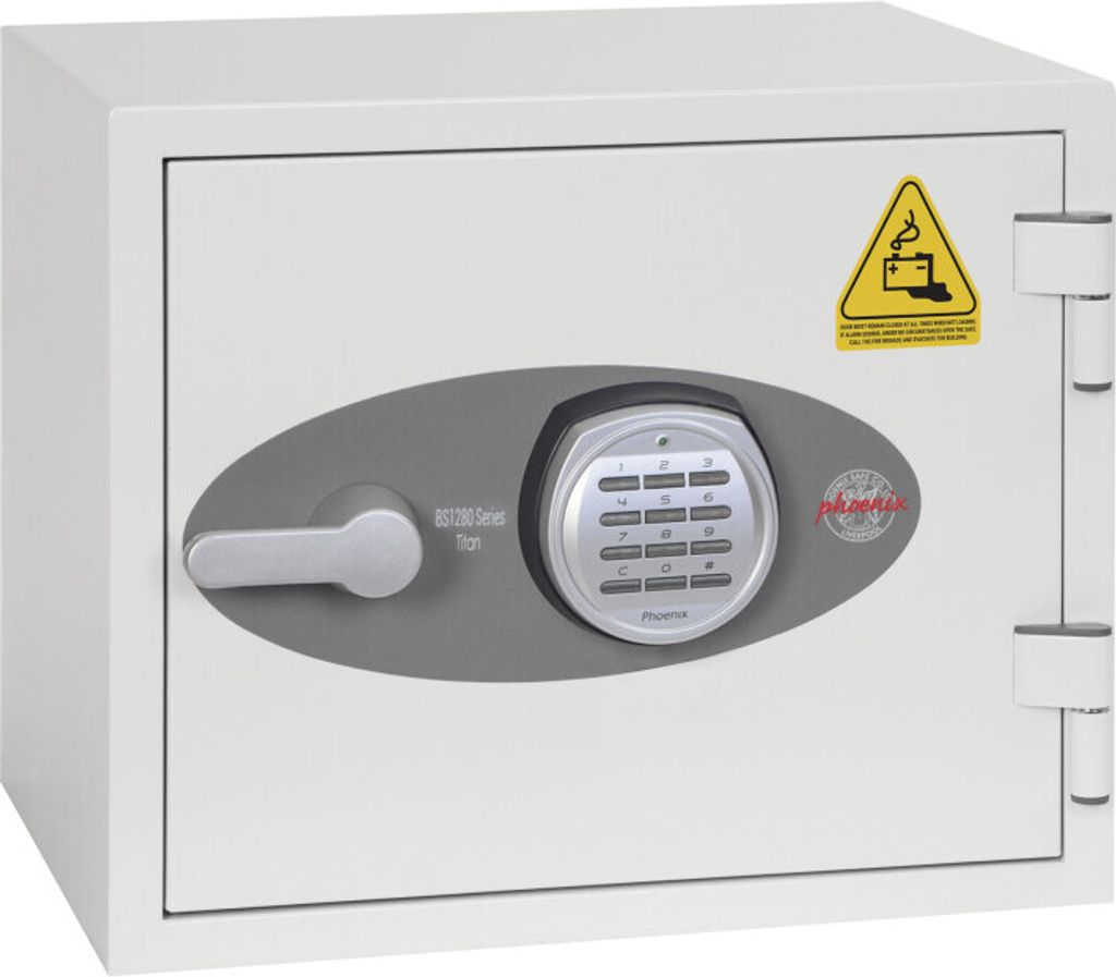 Phoenix Battery Titan BS1281E - Batterie Aufbewahrungs Tresor mit Elektronikschloss.