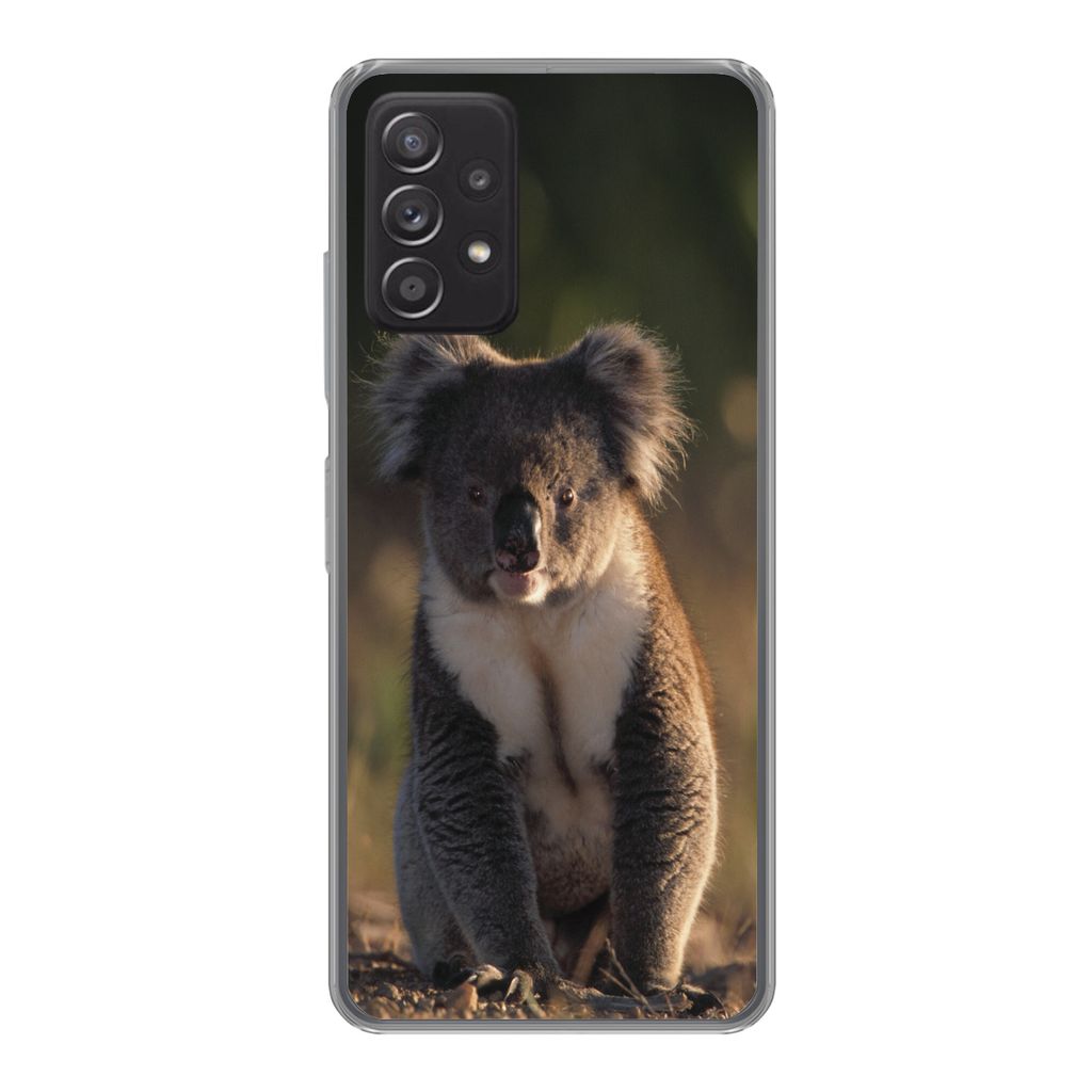 MuchoWow Handyhülle Schutzhülle Hülle für Samsung galaxy a73 Koala - Sonne - Tier - Kinder - Jungen - Mädchen Silikon Softcase Handy Hülle ...