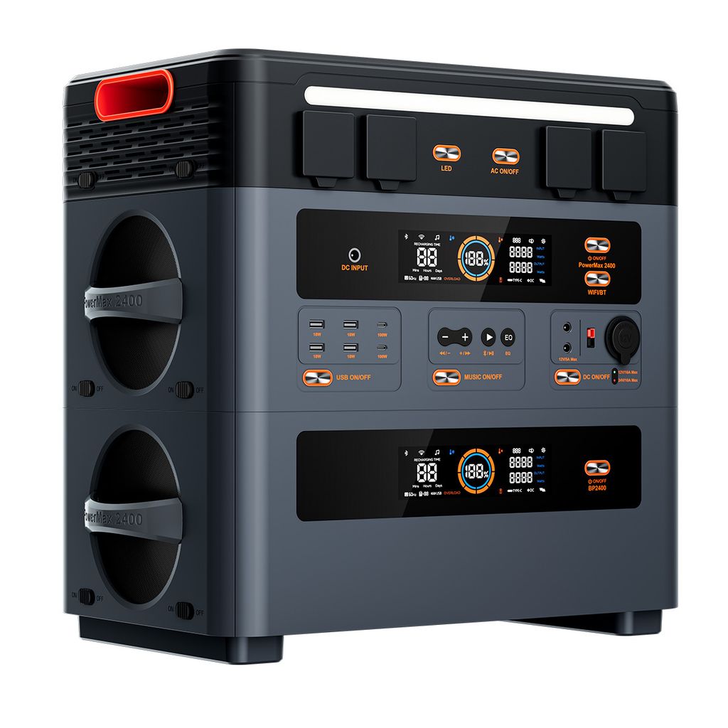 OSCAL PowerMax 2400Pro Oddělitelné solární úložiště 2400W s Obrázek produktu 