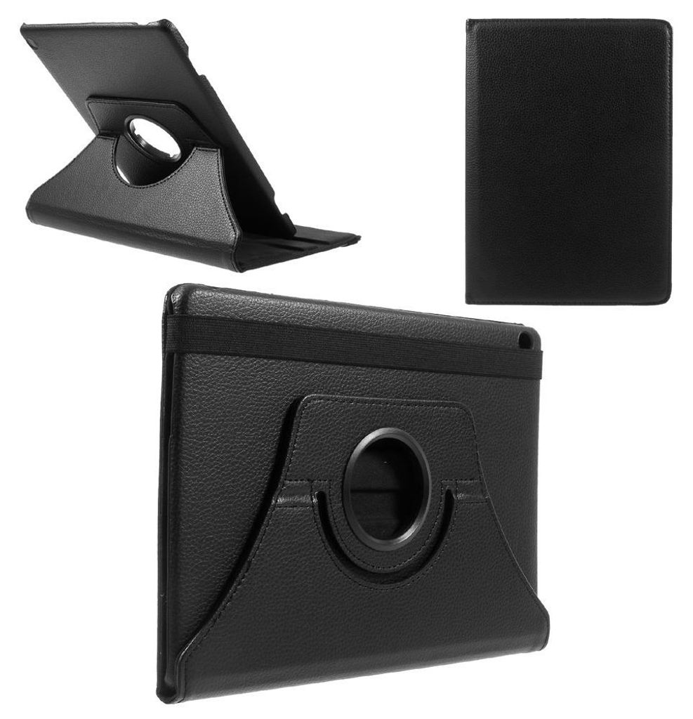 Huawei MediaPad M3 Lite 10 Hülle - 360° Rotating Klapphülle - Schwarz