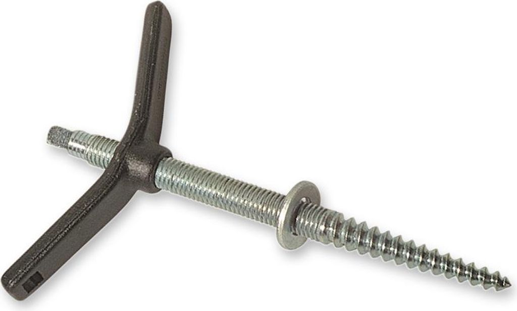 STUBAI Figurenschraube 175 mm Flügelmutter und Beilagscheibe