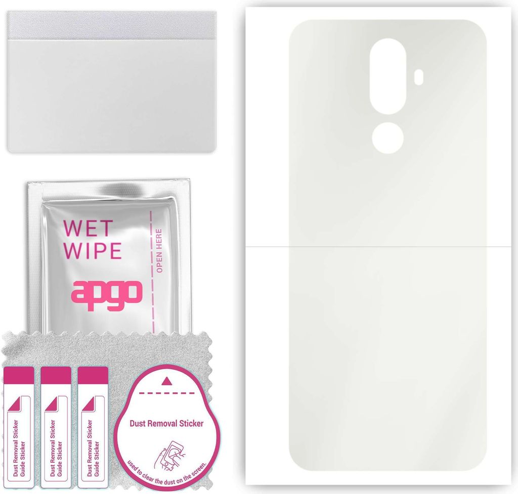 apgo Rückseite Schutzfolie, Matt, kompatibel mit Oukitel K5, Hinten Hydrogel-Displayschutzfolie mit Positionierhilfe, kratzfest, einfache Montage