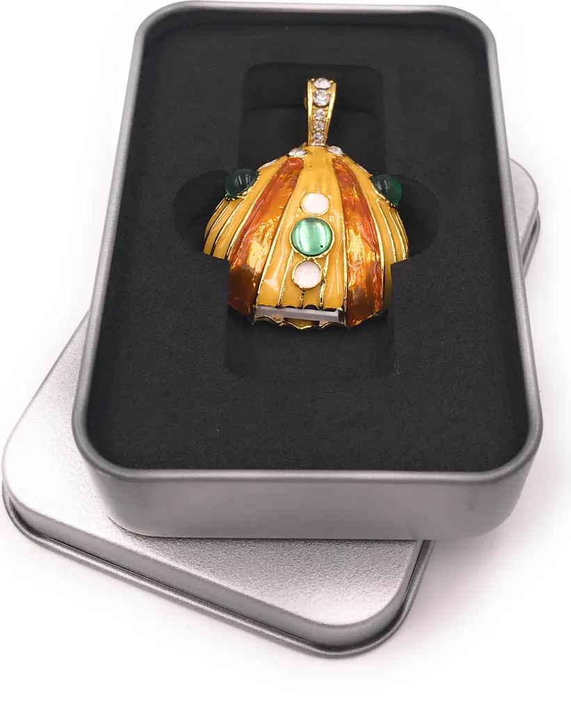 Chiavetta USB Gioiello Conchiglia Onwomania 8GB - Accessorio Oro Luxury