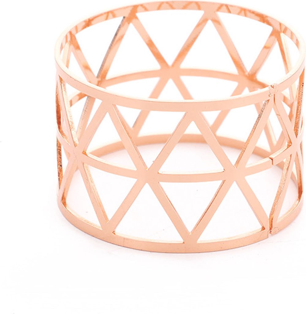 Serviettenring, ausgehöhlter Rhombus, Tischdekoration, wiederverwendbare Serviettenhalter, rustikale Hochzeitsfeier, Feiertags-Ess-Akzente, Servie...