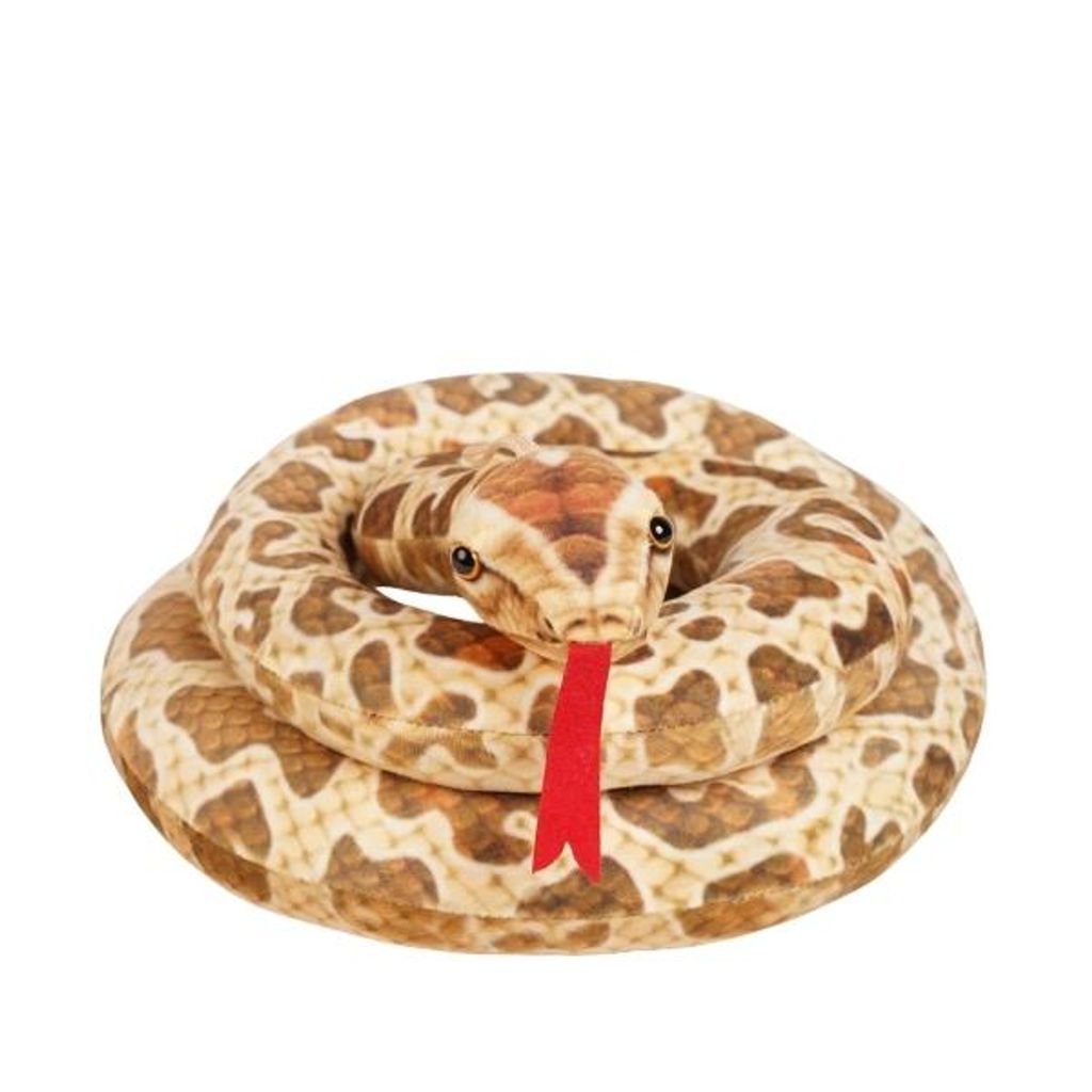 Kuscheltier beige Schlange 137cm Plüschschlange lange Produktbild 