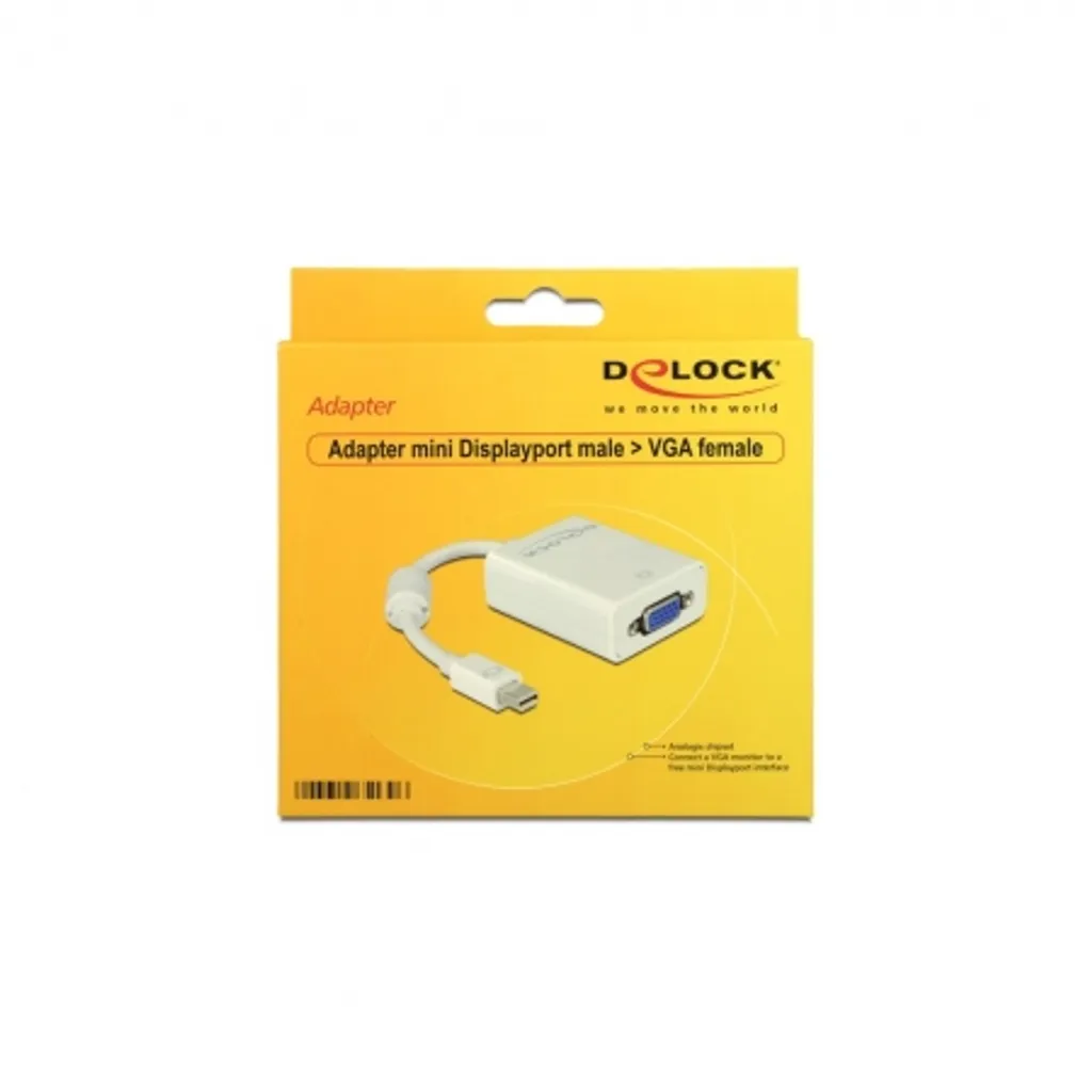 Convertisseur Mini DisplayPort vers VGA Delock pour Moniteur et Écran - 6