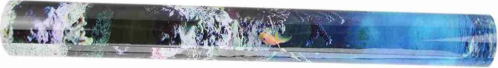 Poster aquarium pour cacher les fils et embellir votre paysage marin