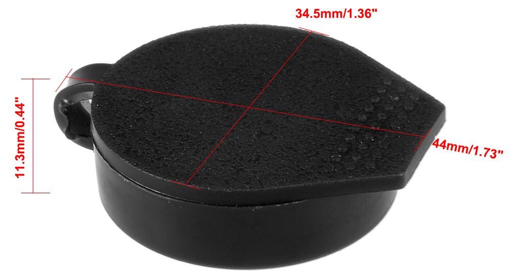 4pcs Hartplastik Staubschutz wasserdichte Kappen schwarz passend fš¹r 22mm Dia Cam Lock