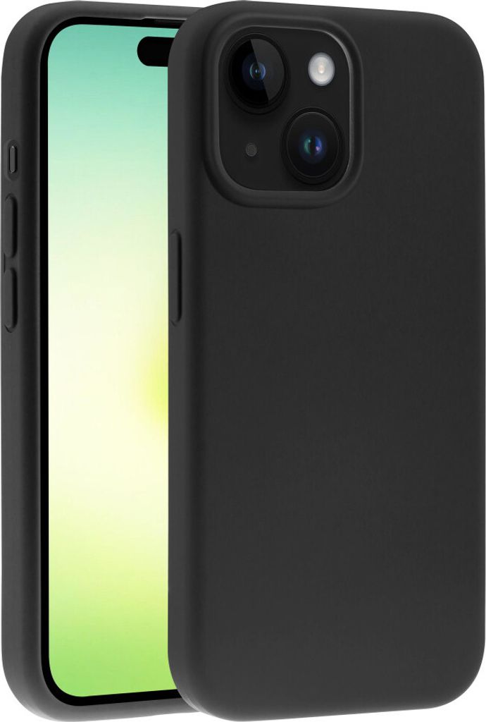 Mag Hype Cover für iPhone 15 Plus, Magnetic Wireless Charging Support, schwarz (63909) Handyhülle