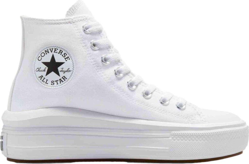 Converse Chuck Taylor All Star Move WeißSchwarz Frauen Hi Produktbild 