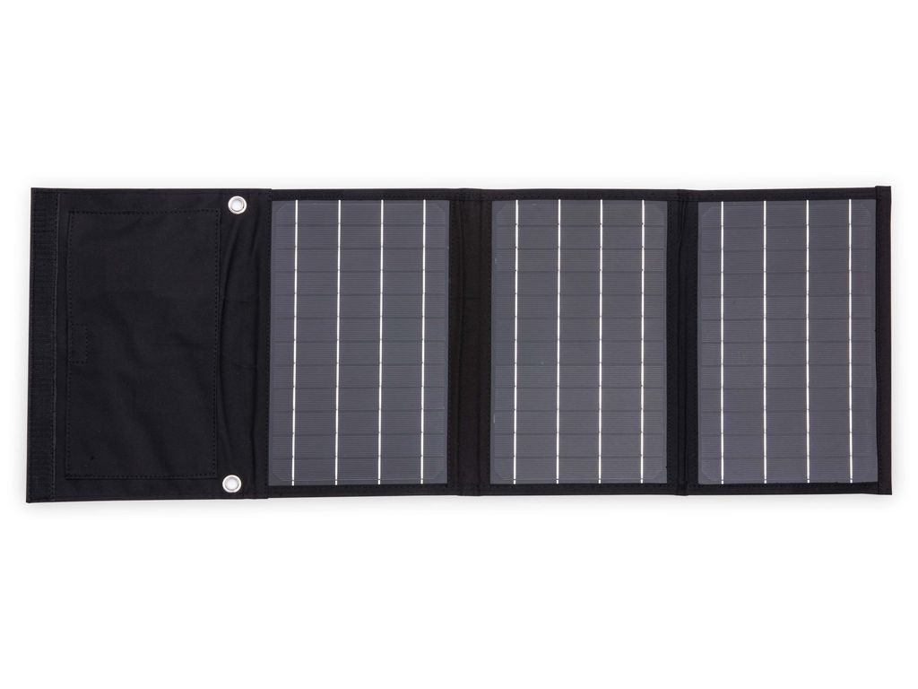 Technaxx 21W Solar Ladetasche mit USB Anschluss für das Handy, Powerbank und mehr, TX-207 5016