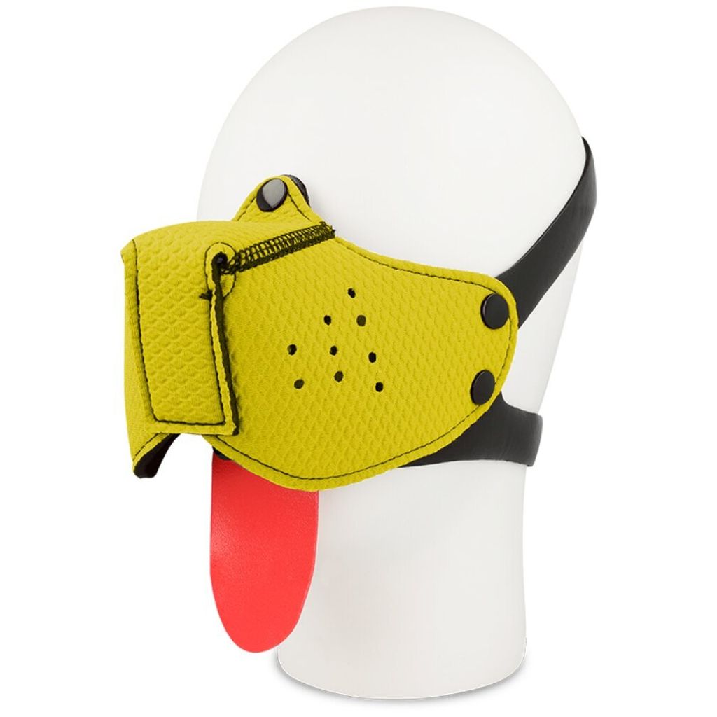 Ohmama Fetisch Hunde Maulkorb - Gelb