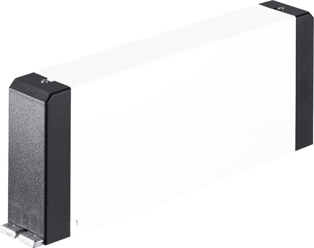 Geze Alu.-Elektrolinearantrieb E212 R1 Länge 210mm Breite 33mm Höhe 80mm weiß RAL 9016 - 20839