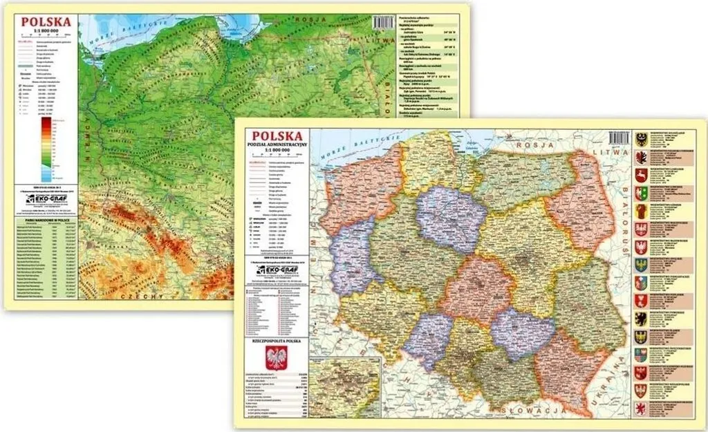 Sous-main Pologne Antidérapant - Protégez votre Bureau avec Style