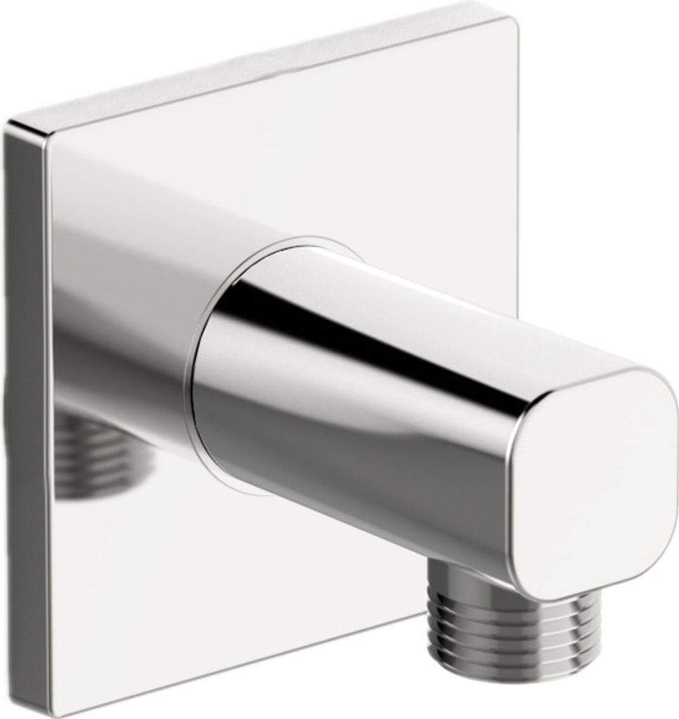 Hansa Wandanschlussbogen DN 15, mit integrierter Absperrung verchromt Hebel 51180180