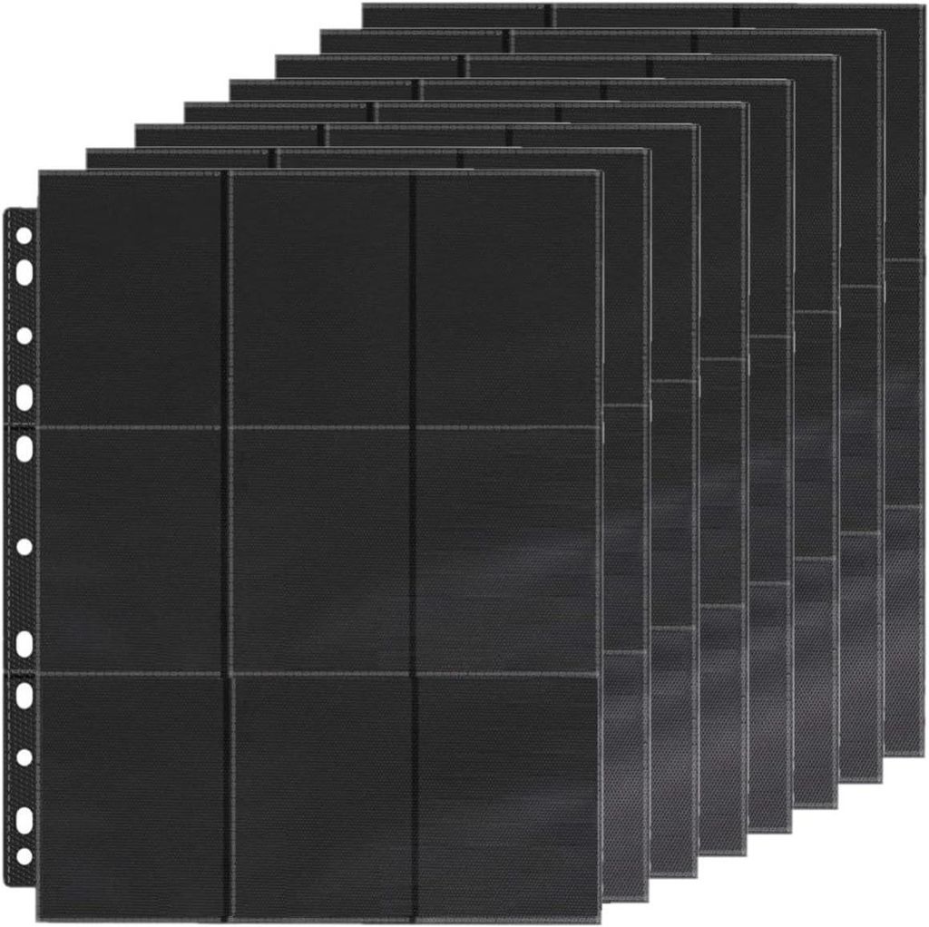 36Pcs Sammelkarten Hüllen mit 648 Taschen, Sammelmappe Produktbild 