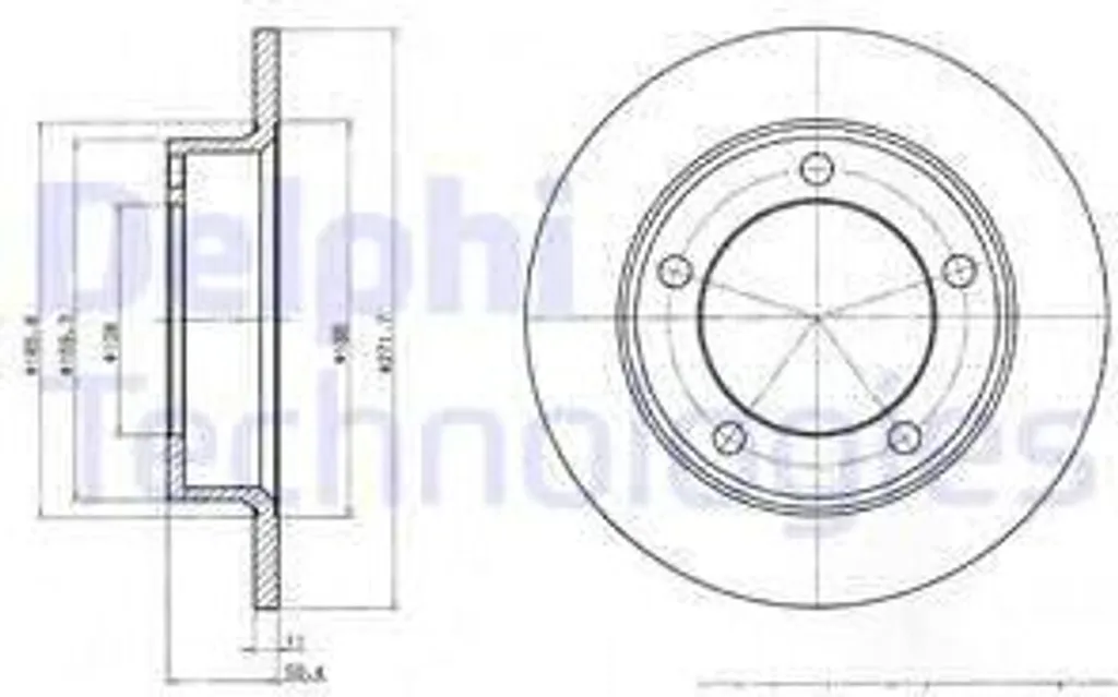 Disques de frein avant Delphi ventilés pour Lada Niva 2121 2131 très robustes