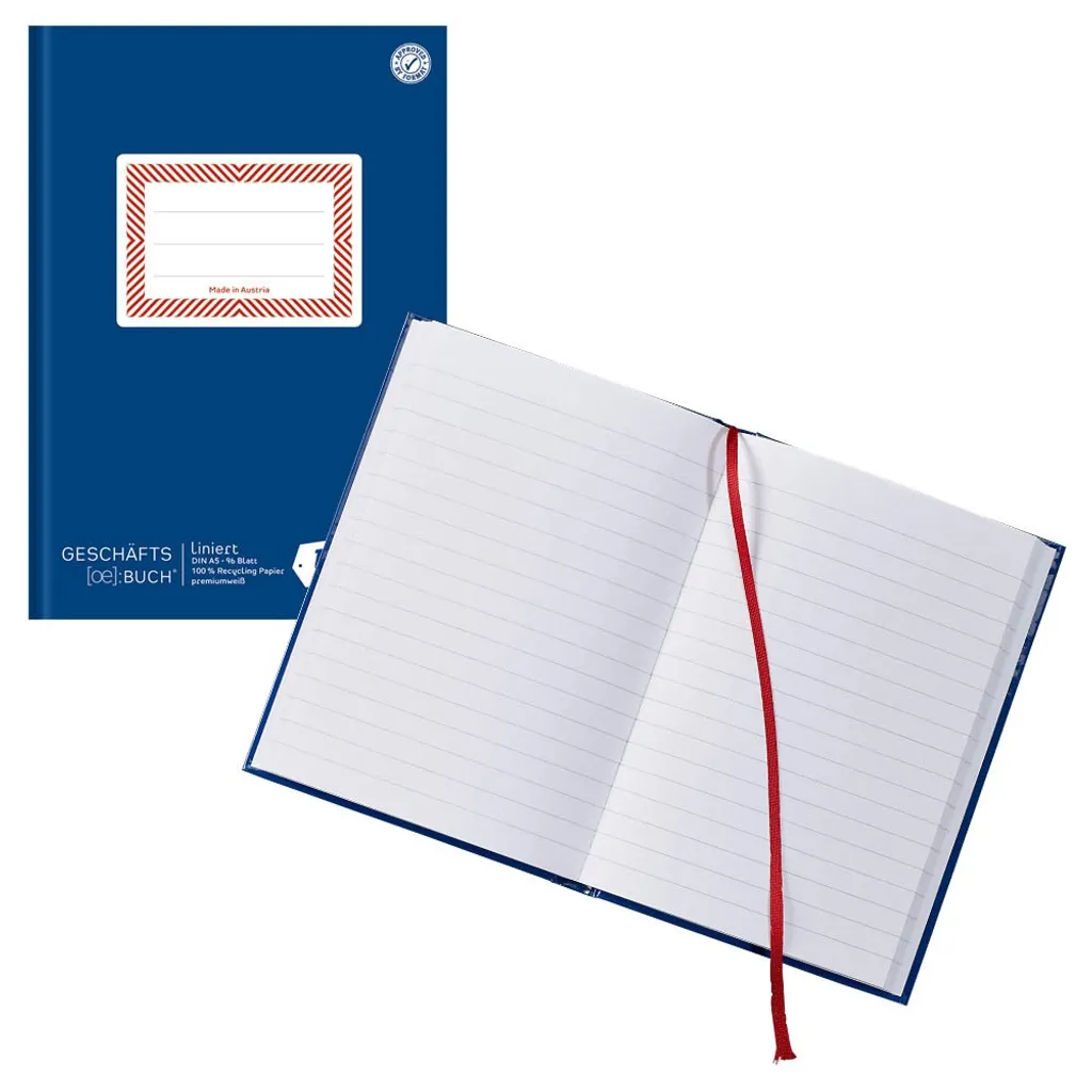 Cahier de bureau A4 ligné pour prise de notes professionnelle Ursus 608