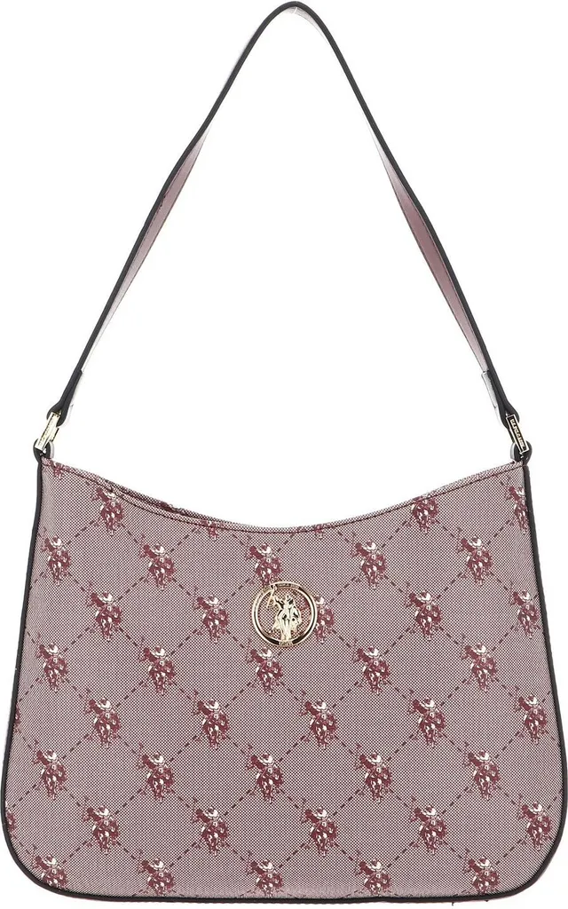 Sac Hampton U.S. Polo Assn. Terracotta - Format Hobo à Épaule Souple