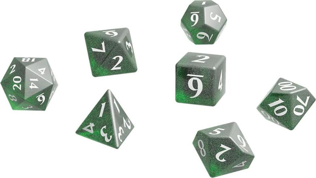Ultra Pro - Eclipse 11 Dice Set, Farbe:Forest Green