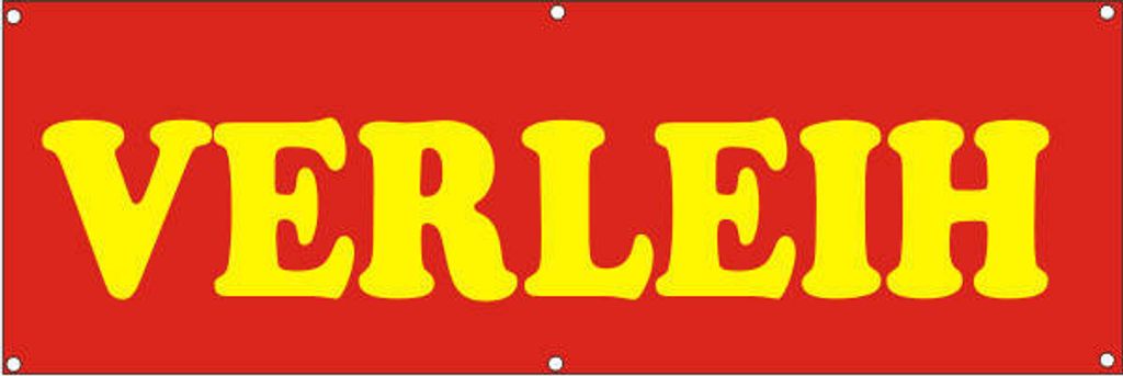 Werbeplane / Gerüstplane - p127 - Verleih - NEU - 150x50 cm - für Baustelle, Garten, Zaun oder Veranstaltung