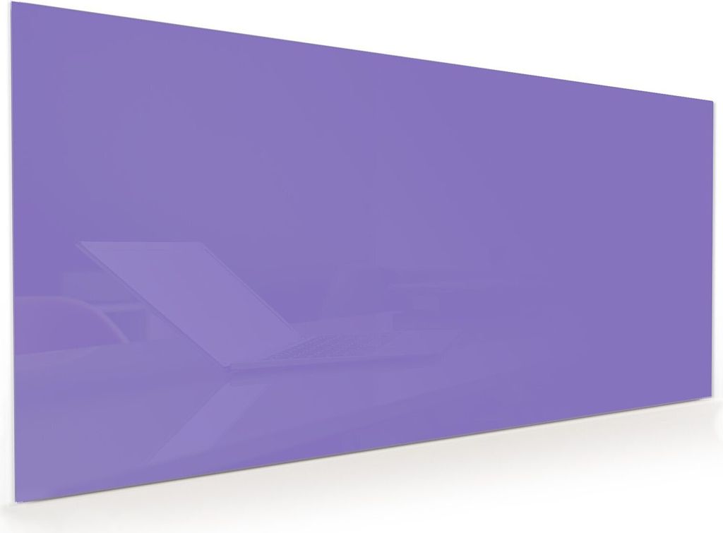 Küchenrückwand Spritzschutz Glas mit Motiv Violetter Hintergrund I 40 x 40 cm