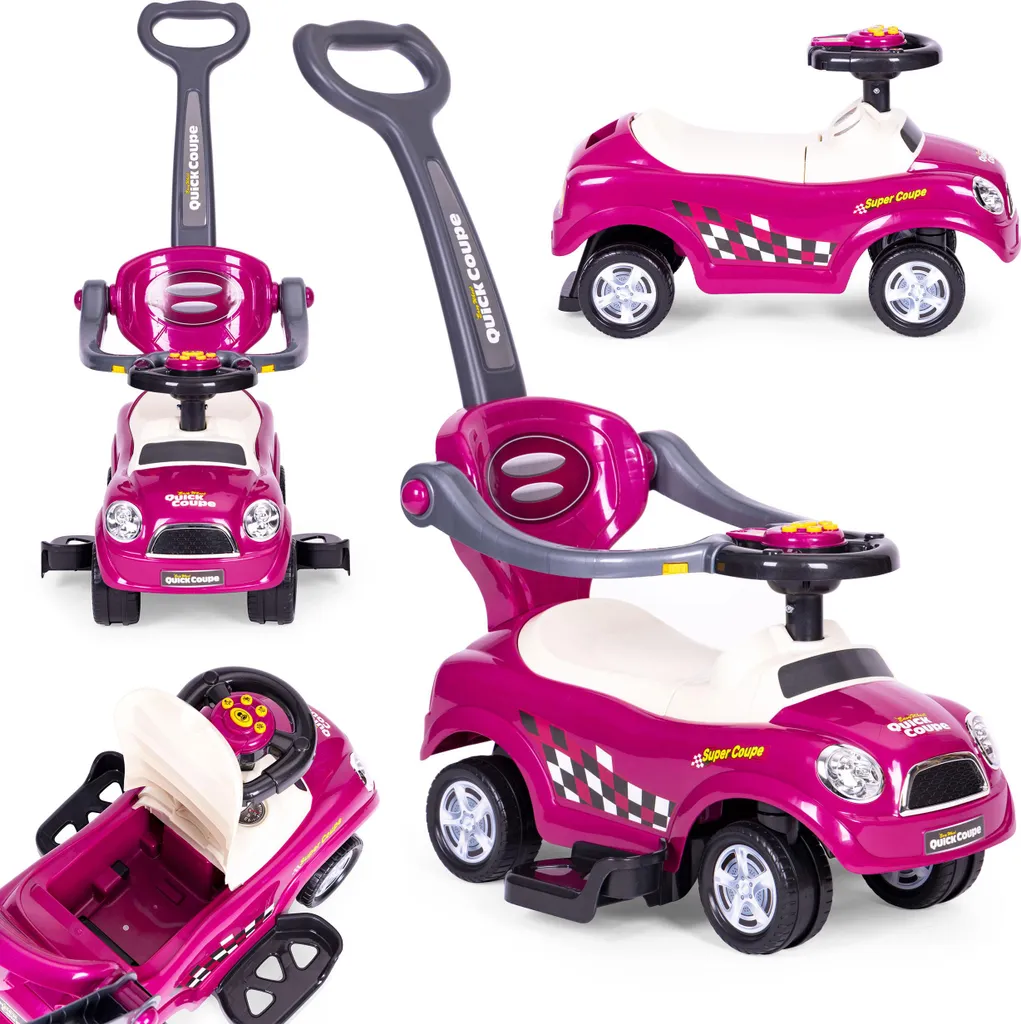 Poussette à roues pivotantes et guidon sonore interactive Modèle C1 - 2