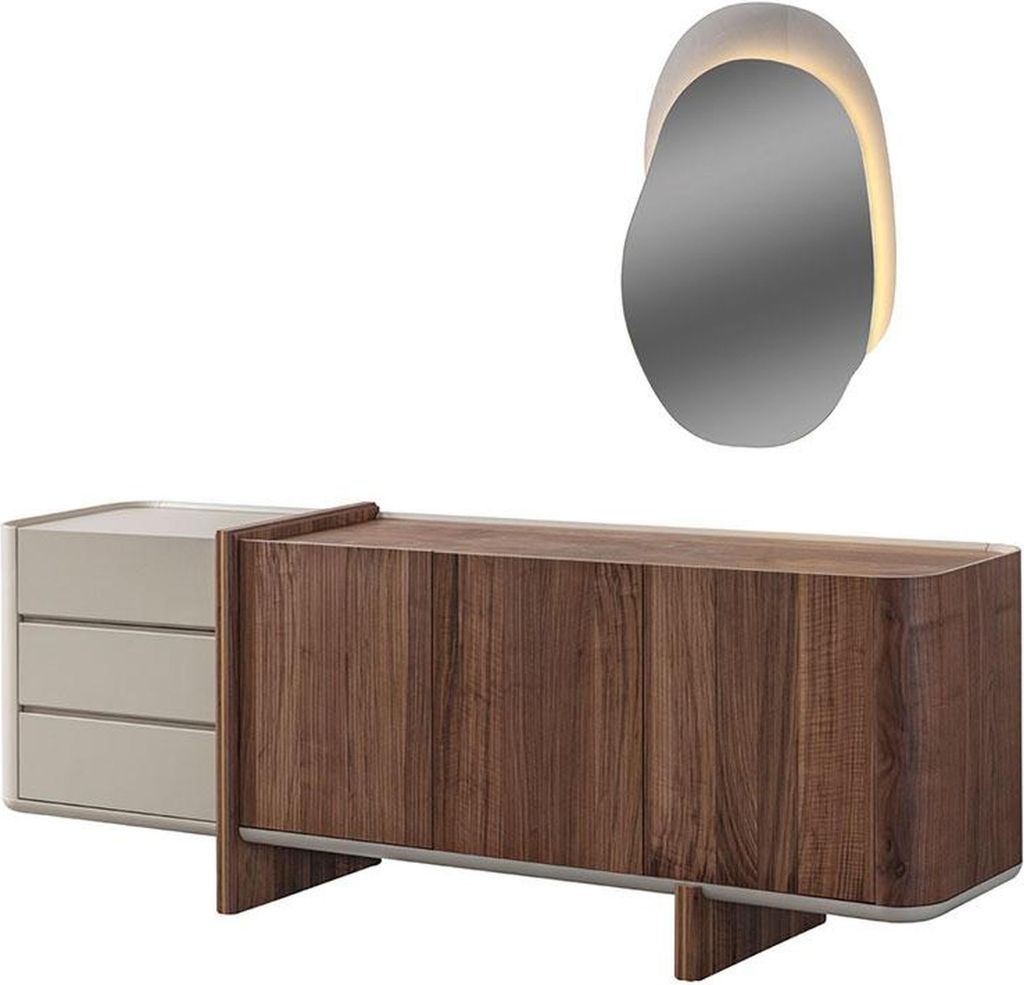 Anrichte Schrank Hochglanz Möbel Holz Luxus Kommode Produktbild 
