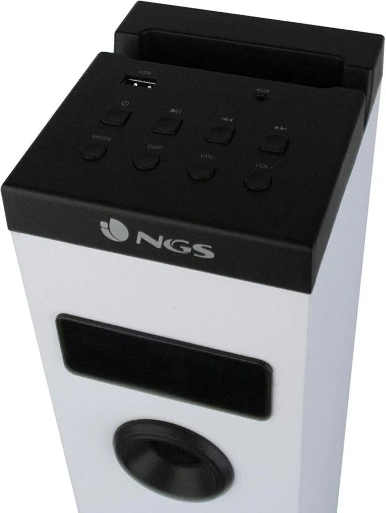 NGS Sky Charm Torre sonora Bluetooth 50W Bianco - 2