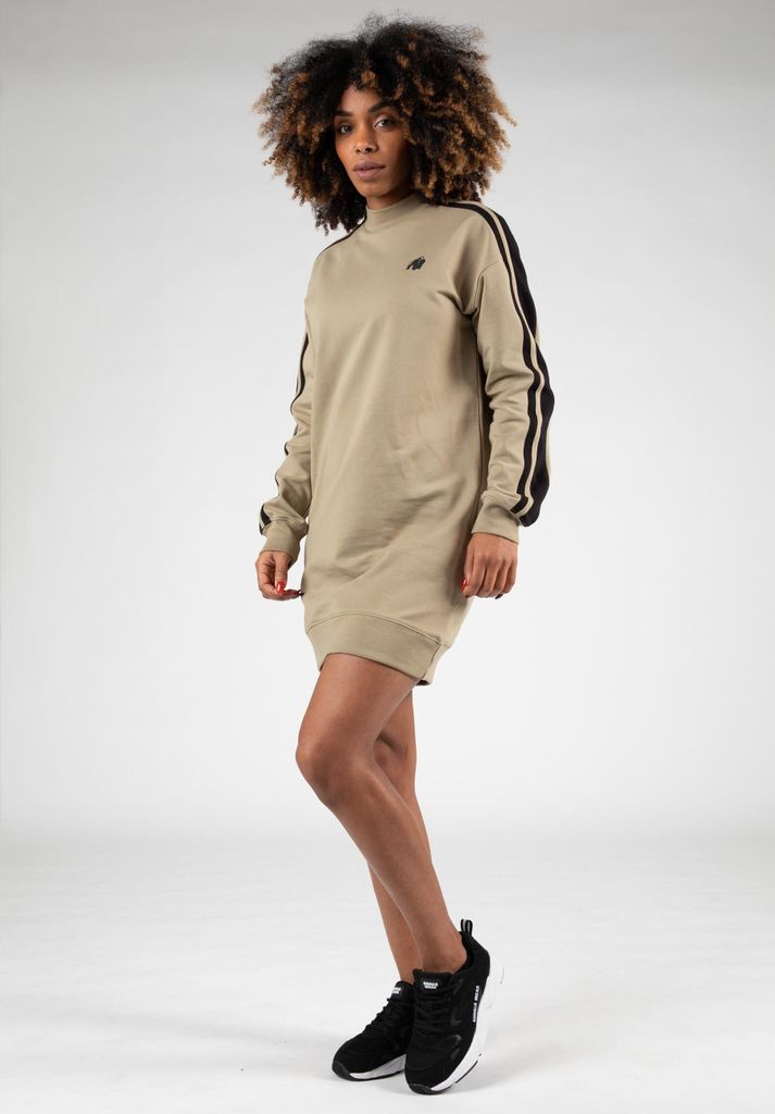 Gorilla Wear Isabella Sweatshirtkleid - Beige - XS