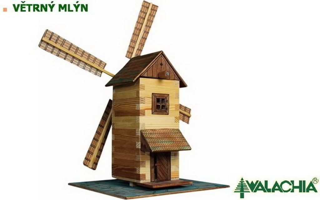 Walachia Modellbau-Set historische Windmühle