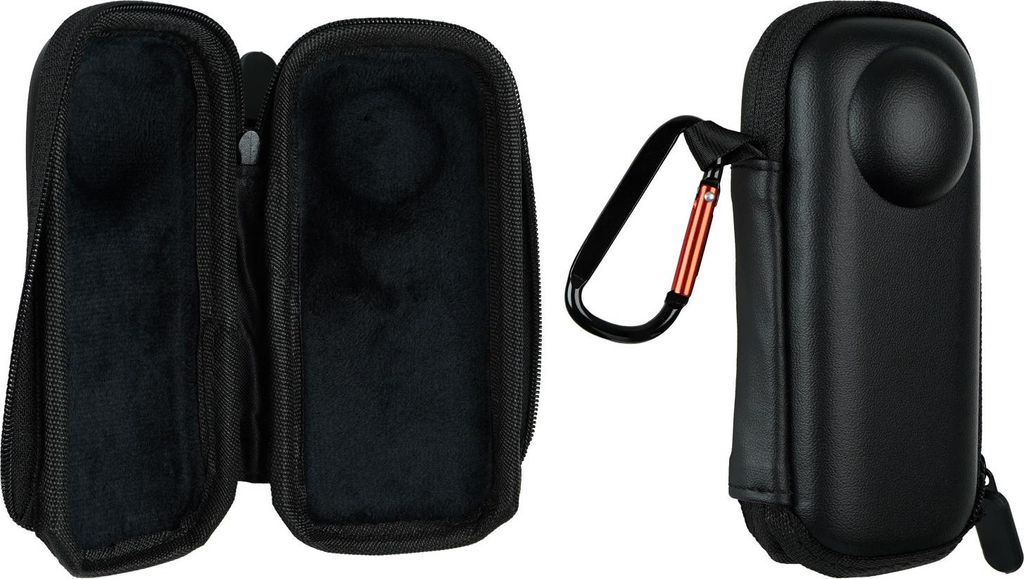 caseroxx Schutzhülle kompatibel mit Insta360 X4 - Stoßfestes EVA Case für Action-Kamera in schwarz