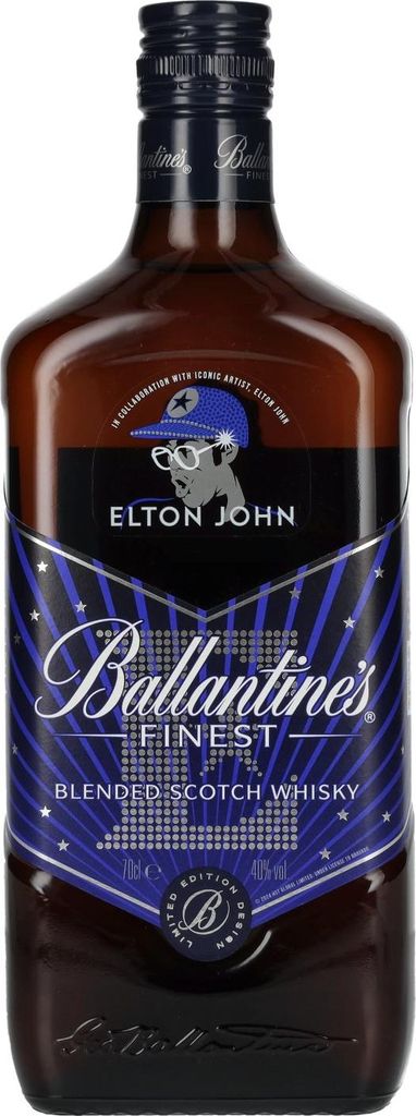 Ballantine's FINEST Blended Scotch Whisky ELTON JOHN Limited Edition 40% Vol. 0,7l